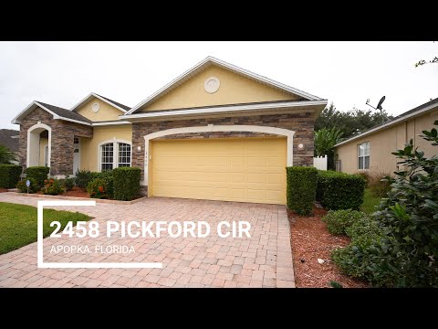 2458 Pickford Circle, Apopka, FL home video tour