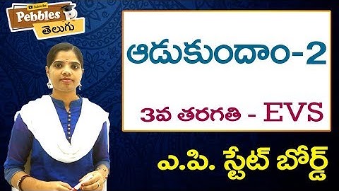 Adukundham (Part-2) 3rd Class EVS-Telugu Video Lessons |  A.P Telugu Syllabus