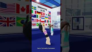 When hard work pays off! #roblox #robloxgymnastics #robloxgame #shorts #robloxshorts