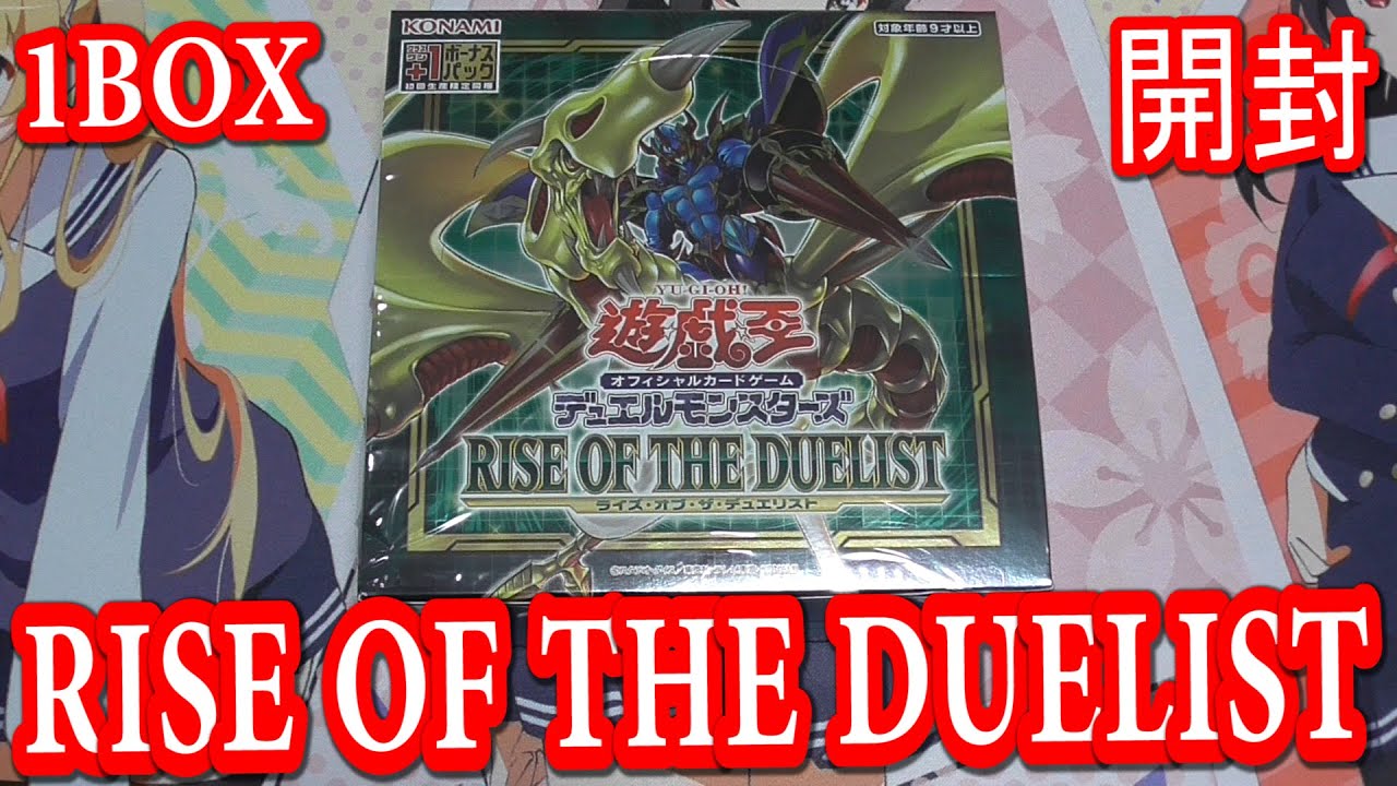 【遊戯王】ライズ・オブ・ザ・デュエリストを1BOX開封！ / Yugioh Rise of the duelist Box Opening!【#1】