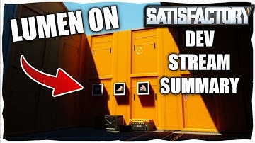 Everything Revealed in Satisfactory Update 8 - Dev Stream Summary