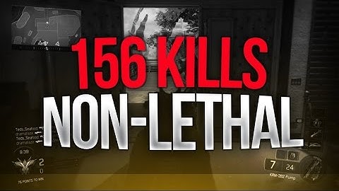 Black Ops 3 - "156 KILLS NON-LETHAL" w/ RAZORBACK & VMP! - How To SpawnTrap In Black Ops 3