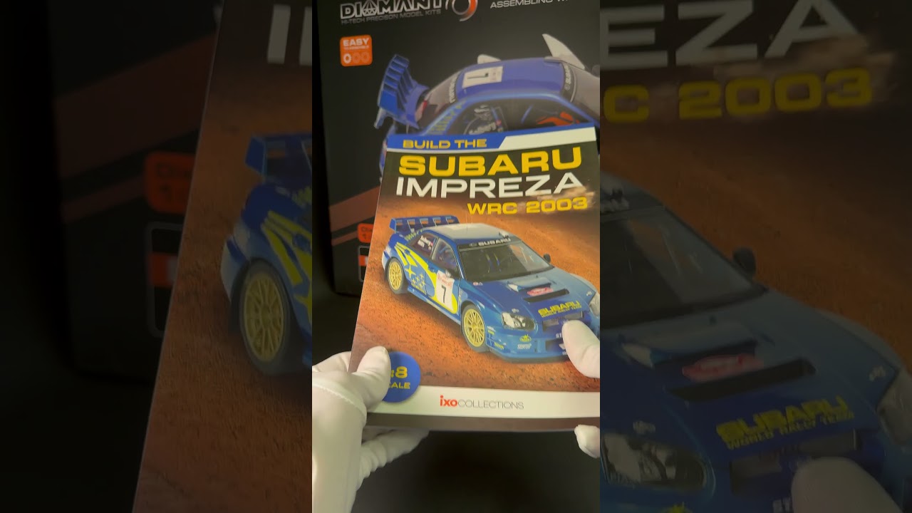 Kit Subaru Impreza WRC model car, 1:8 Ixo | Tibormodel.com