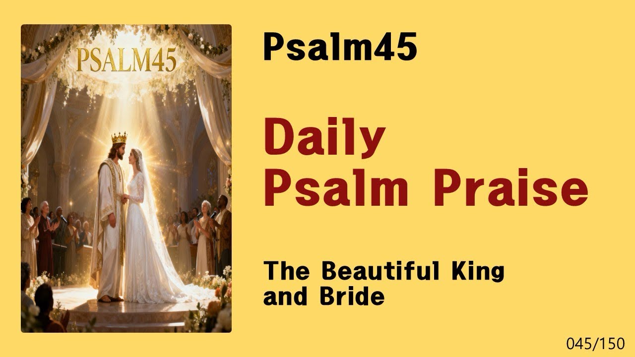 [Daily Psalm Praise] Psalm45-The Beautiful King and Bride