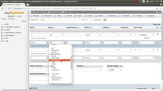 картинка: Работа с PhpMyAdmin