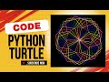How to create graphics using Python turtle #pythonturtle #python