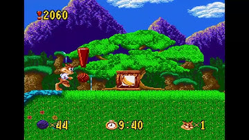 Game Over: Bubsy in Claws Encounters of the Furred Kind (Genesis)
