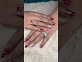 Red nails 🥀✨ for booking :- 9876799260 #2025 #nails #naildesigns