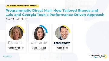 Programmatic Direct Mail How Tailored Brands and Lulu and Georgia Took a Performance Driven Approach