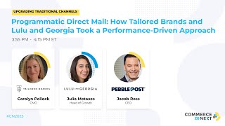 Programmatic Direct Mail How Tailored Brands and Lulu and Georgia Took a Performance Driven Approach