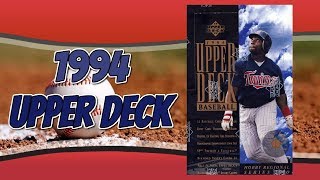 1994 Upper Deck Baseball Hobby Box Break! Derek Jeter Parallel! Mickey Mantle Inserts!