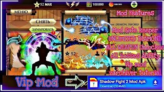 Shadow fight 2 Mod Apk 2023 | Shadow fight 2 VIP Weapons Mods | 52 Level Max/Shadow fight 2 Hack Mod