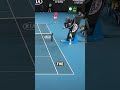 She took a 180 KM/H hit from a tennis legend!  #shorts