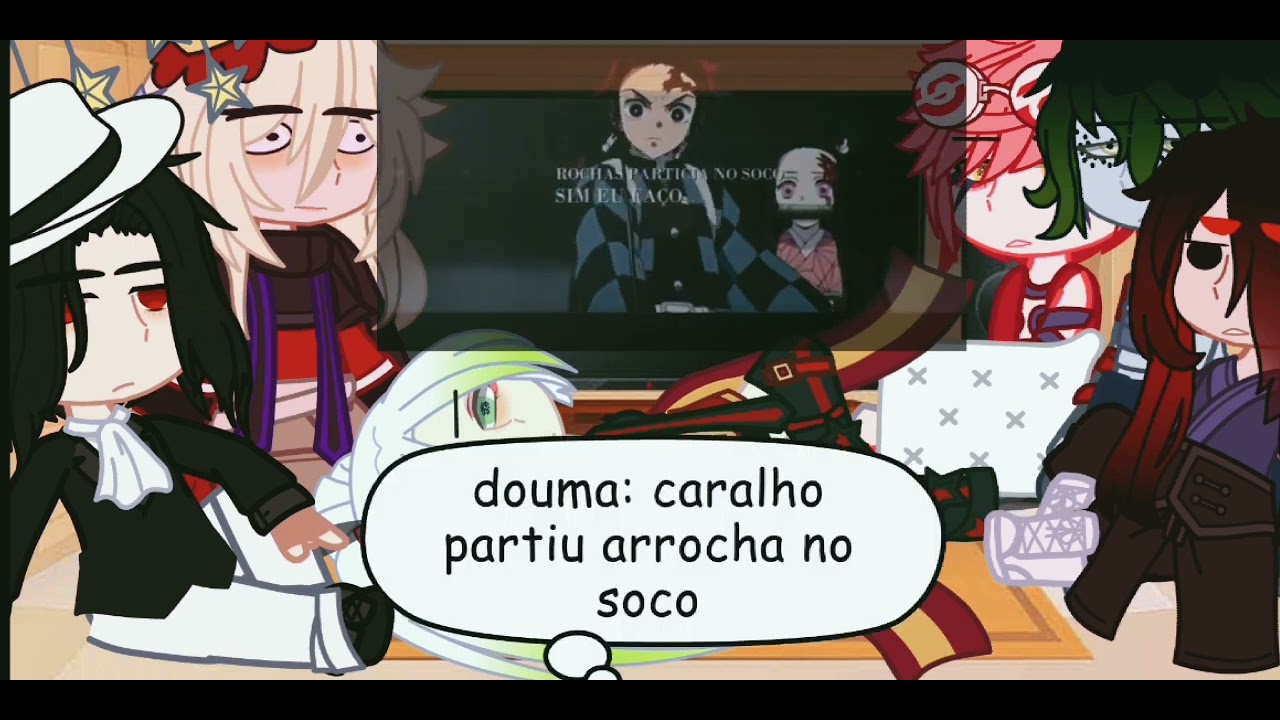 luas superiores reagindo a tanjiro e nezuko/rap