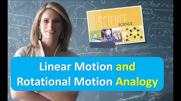 Linear Motion and Rotational Motion Analogy