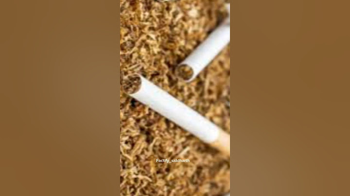 "Why has there not been a ban on cigarettes yet? | What is the secret behind the government's sil...