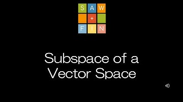 Linear Algebra 4.3 Subspaces of Vector Spaces