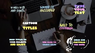 Cartoon Smoke Titles Final Cut Pro Templates