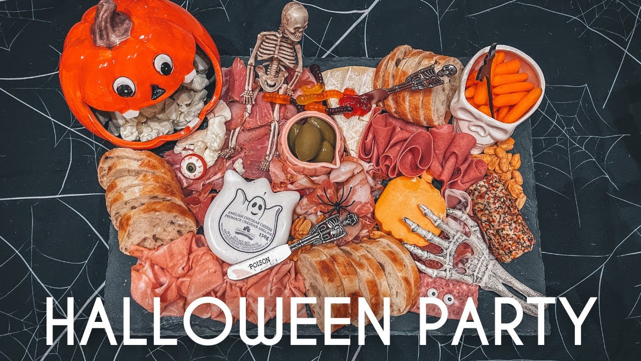 Halloween Party Ideas | Step by Step Spooky Charcuterie & Cheese Board