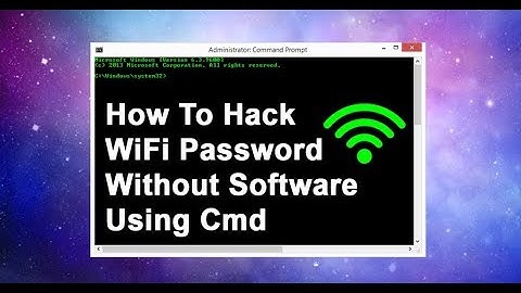 How to find WiFi password on Windows 10/8/7 using CMD?