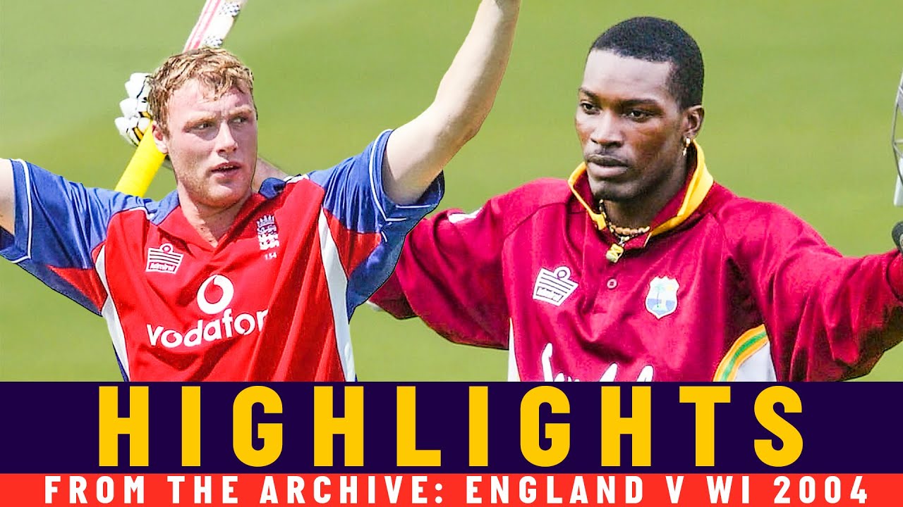 Гейл против Флинтоффа в ODI-фестивале! | Классический матч | Англия против Вест-Индии 2004 | Lord's