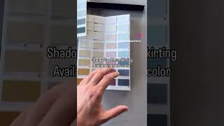 Shadow gap 20mm skirting board, interior design ideas.  #homedesign  #interiordoordesign #shadowgap