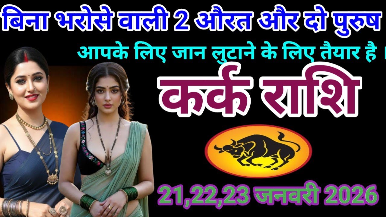 # कर्क राशि वालों बिना भरोसे वाली 2 औरत और दो पुरुष आपके लिए जान लुटाने के लिए तैयार है#