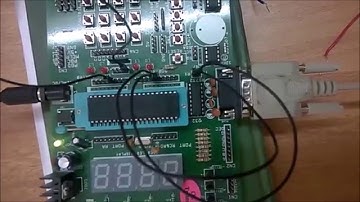Serial Rs-232 communication between PIC16F877A and Computer