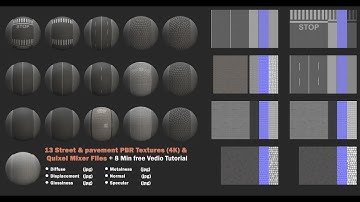 create PBR texture with Quixel mixer