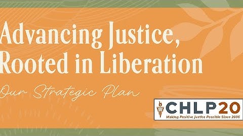 CHLP20: A vision, a plan and a celebration 📱