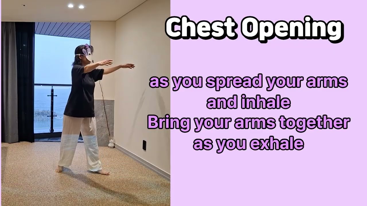 3 Daily Qigong Practice: Chest Opening, Arm Stretch & Embrace, Fist Clenching & Releasing