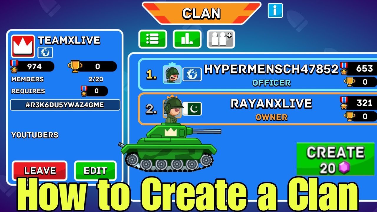 How to create a clan in hill of steel | How to add friends in Hill of ...