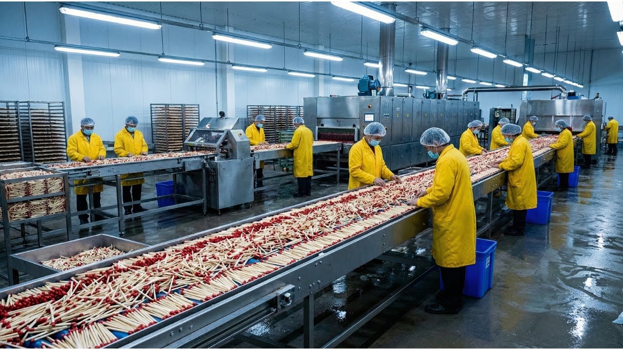 ''How Safety Matches Are Made  Inside a Matchstick Factory Full Process''