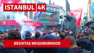 Istanbul Besiktas District Walking Tour 25 October 2021|4k UHD 60fps