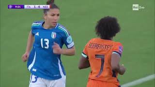 Italy vs Netherlands || UEFA Women's Euro 2025 Qualification