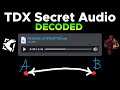 Tdx secret morse code audio decoded  tower defense x roblox