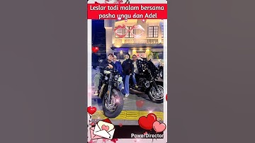 Leslar tadi malam bersama pasha ungu dan Adel #lestikejora #rizkybillar #leslar #lestibillar