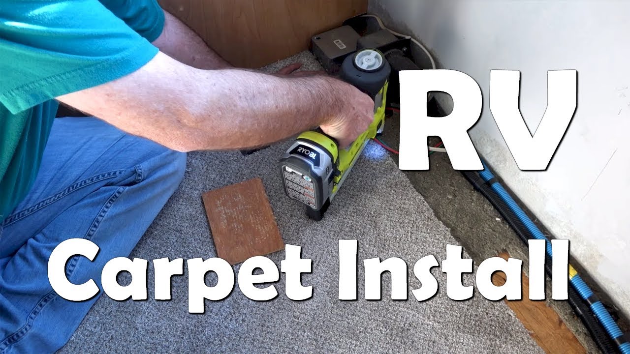 Rec Pro Rv Step Install RV Renovation and Remodel - Final Carpet Install & New Gaming Chair ...
