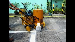 How To Use Road Applicator Machine thermoplastic Machine Step By Step
