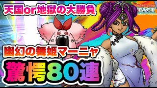 【ドラクエタクト】幽幻の舞姫マーニャのガチャを８０連で大勝負します！！！果たしてその結末は天国地獄大地獄？