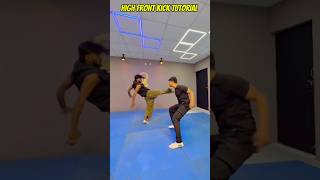 HIGH FRONT KICK TUTORIAL #combatsports