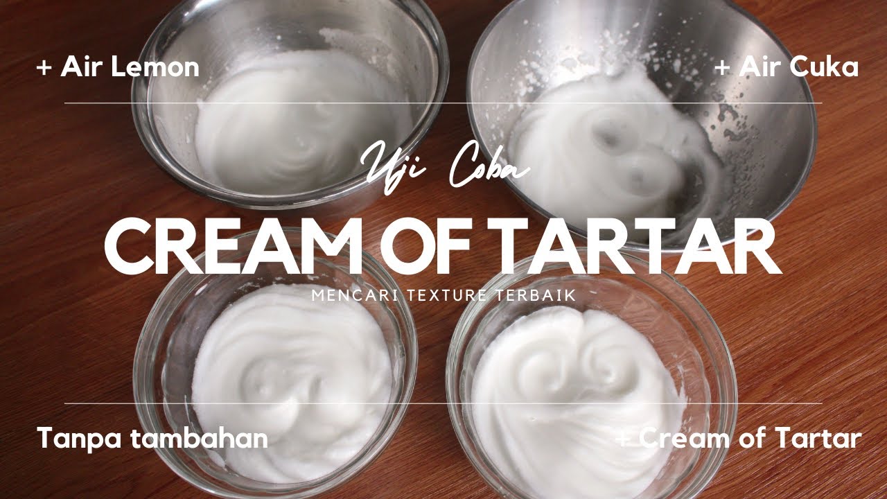 Penting Ga Sih Cream of Tartar ?? Apasih Kegunaannya ? Cream of