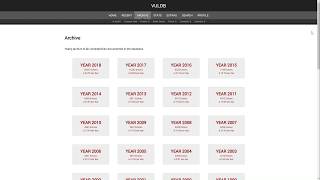 VulDB Video Tutorial - Episode 03: Access the Archive