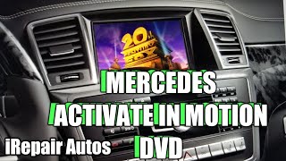 Activate In Motion DVD, MP3, Regional DVD Settings on Mercedes