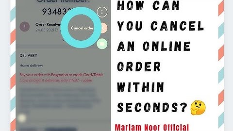 HOW CAN YOU #CANCEL AN #ORDER IN #ORIFLAME APP?#mariumnoor #oriflamepakistan #youtube #entrepreneur