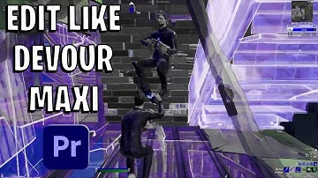 How to Edit Like *DEVOUR MAXI* in Premiere Pro! (FREE PRESETS)