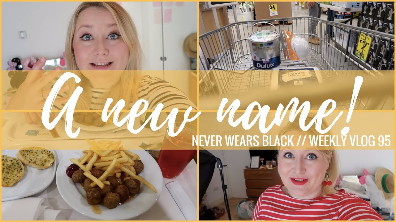 A New Name // NEVER WEARS BLACK WEEKLY VLOG 95 beautycon
