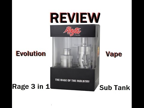 sub ohm tank vs rda RAGE SUB OHM TANK 3 IN 1