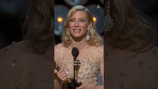 Oscar Winner Cate Blanchett Best Actress For Blue Jasmine 86Th Oscars 2014
