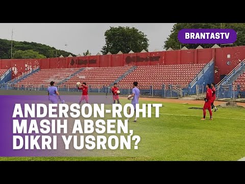 Latihan terakhir Persik Kediri sebelum Hadapi Persita Tangerang di Stadion Brawijaya